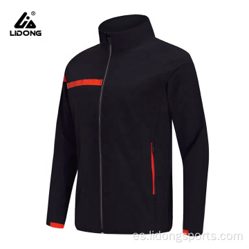 Chaquetas de cremallera de la chaqueta deportiva al por mayor de fitness